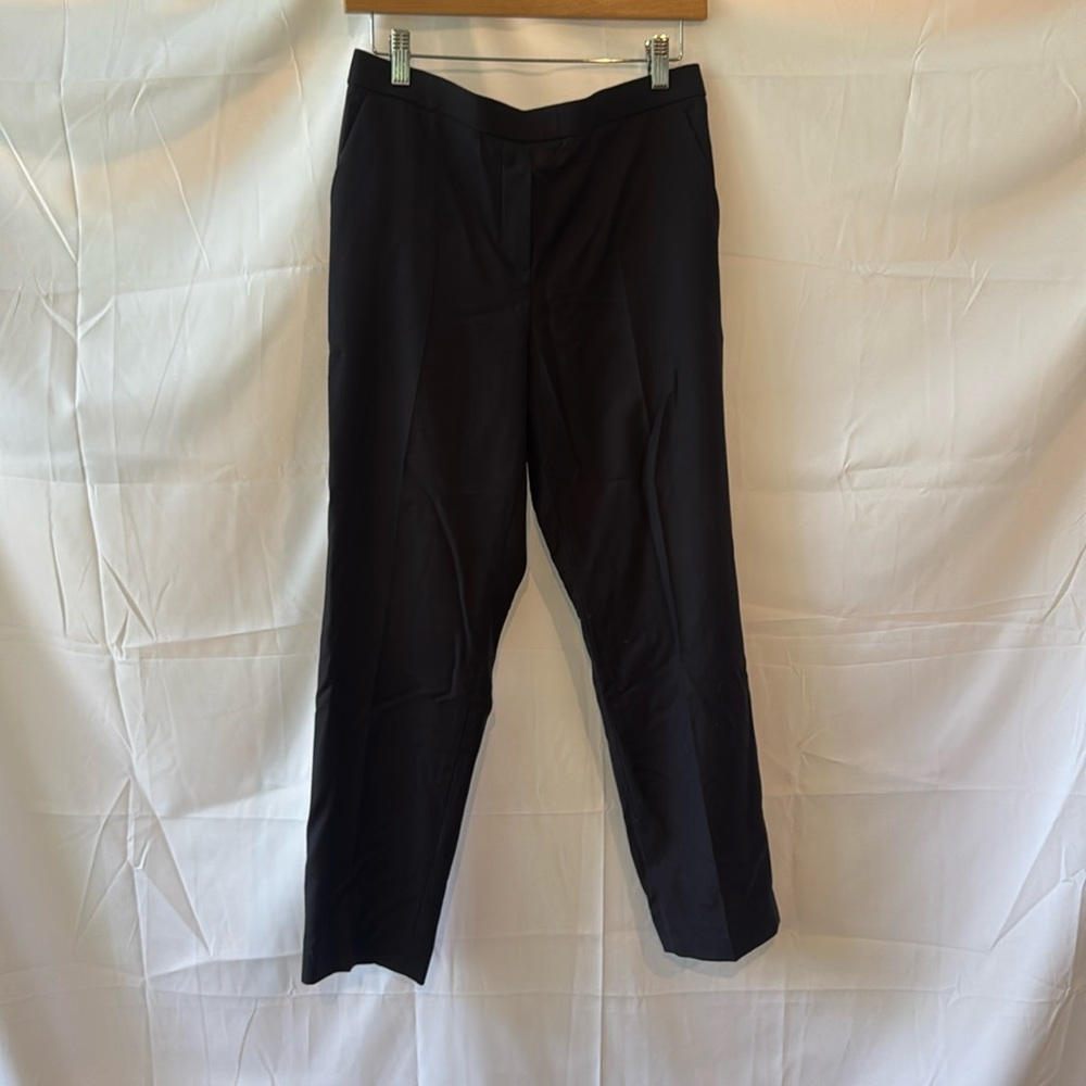 Theory Dark Navy Wool Slim Pants – Size 6